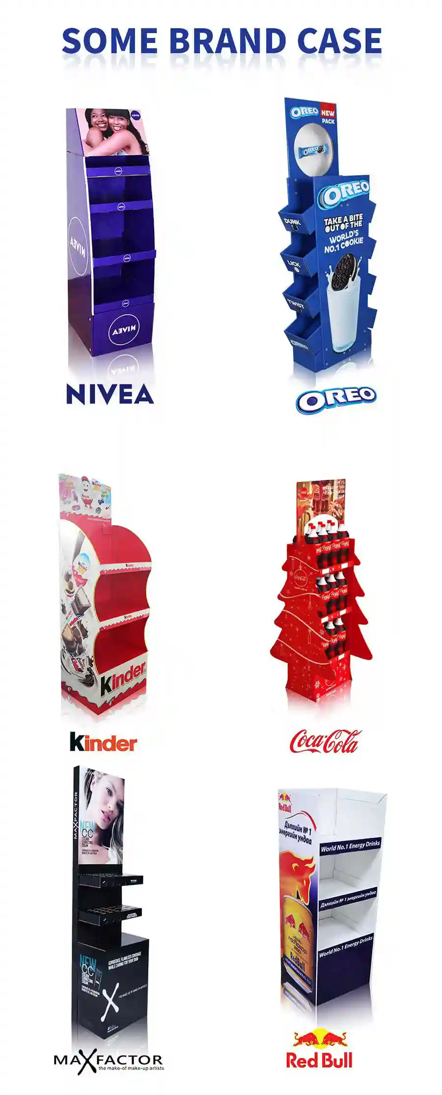 EASY Customized PVC Insulated Cup Floor Display Rack for Supermarket Displays Various Materials Customizable